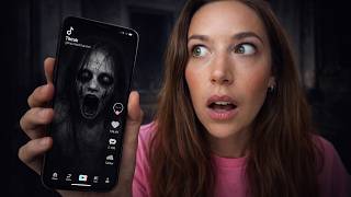 Watching The Scariest Paranormal Tiktoks In My Haunted House Big Mistake