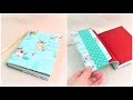 ブックカバー簡単作り方　How to make fabric book cover,　easy sewing tutorial