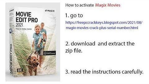 Magix Movie Edit Pro 2021 Activation