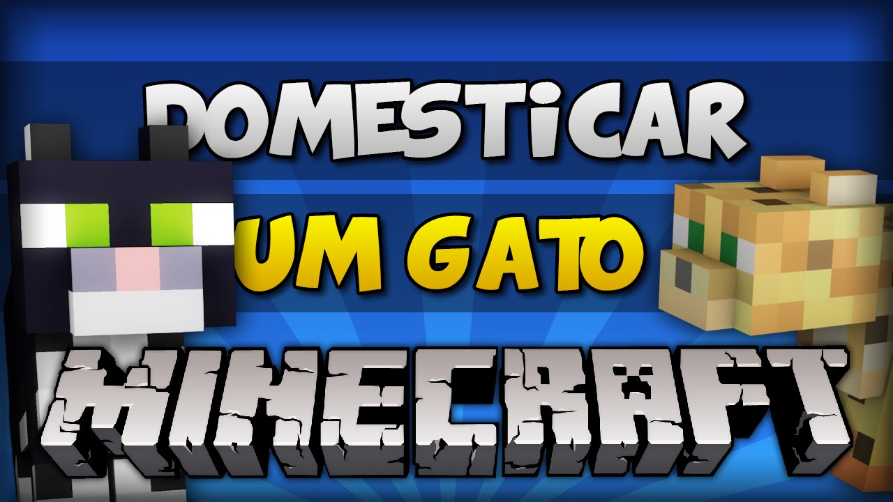 DOMESTIQUEI TODOS OS GATOS DO MINECRAFT NUM SÓ VÍDEO 