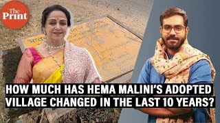 In BJP MP Hema Malini's adopted village,open drain,shuttered RO plant & broken streetlamps(Eng Subs)