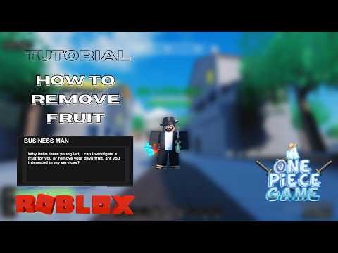 How To Remove Fruit on A One Piece Game ! [ Roblox AOPG ] 