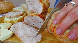 Make homemade chicken salami! you will never buy sausage again  a recipe without additives