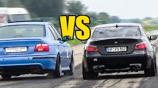 Racha - Bmw M5 E60 (V10) X Bmw M5 E39 (V8)