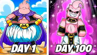 I Played Minecraft Dragon Block C As MAJIN BUU For 100 DAYS… This Is What Happened