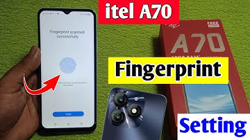 itel a70 me fingerprint screen lock kaise lagaye | how to set fingerprint screen lock itel a70