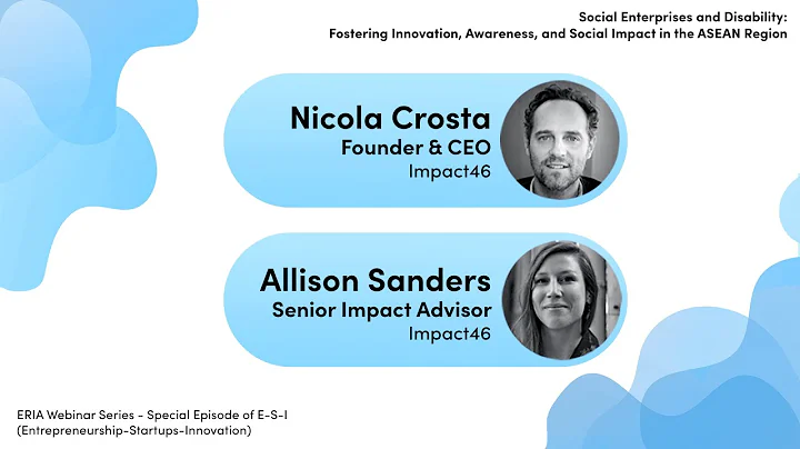 ERIA | Impact46s Nicola Crosta and Allison Sanders...