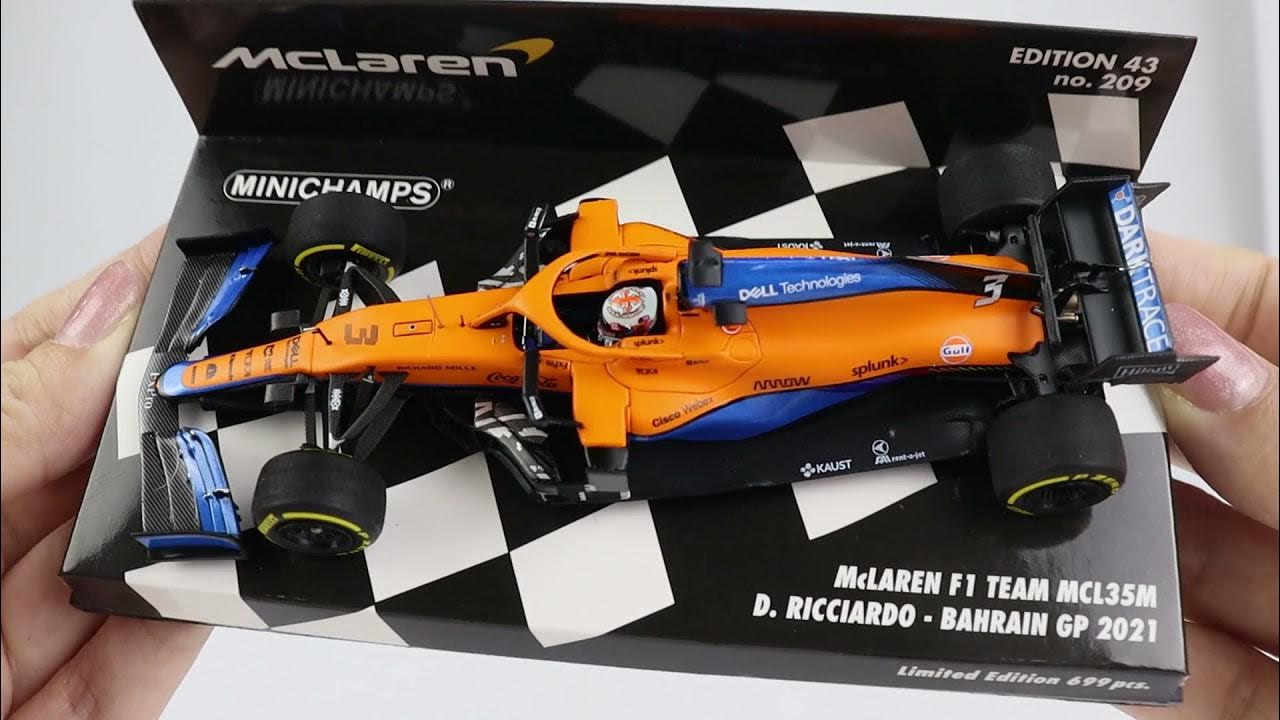 McLaren Mercedes MCL35M 3 F1 Bahrain 2021 Daniel Ricciardo Minichamps  537214303