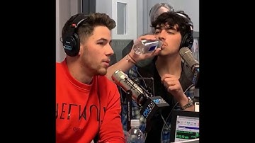 Jonas Brothers at 102.7 KIIS-FM studio in Los Angeles via 1027kiisfm