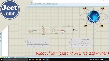 AC to DC Rectifier circuit in Proteus simulation | Jeet.org