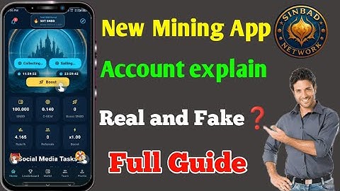 New Mining App review | Sinbad network real and fake | Sinbad network mining app | #tech 