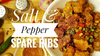 How to Cook Salt & Pepper Pork Ribs | Taiwan Salt and Pepper Pork Ribs