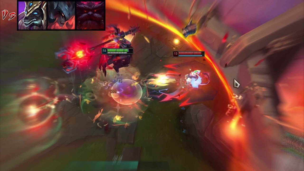 스몰더를 어미 곁으로 보내주다 (Vs 나서스, 아트록스, 오른)