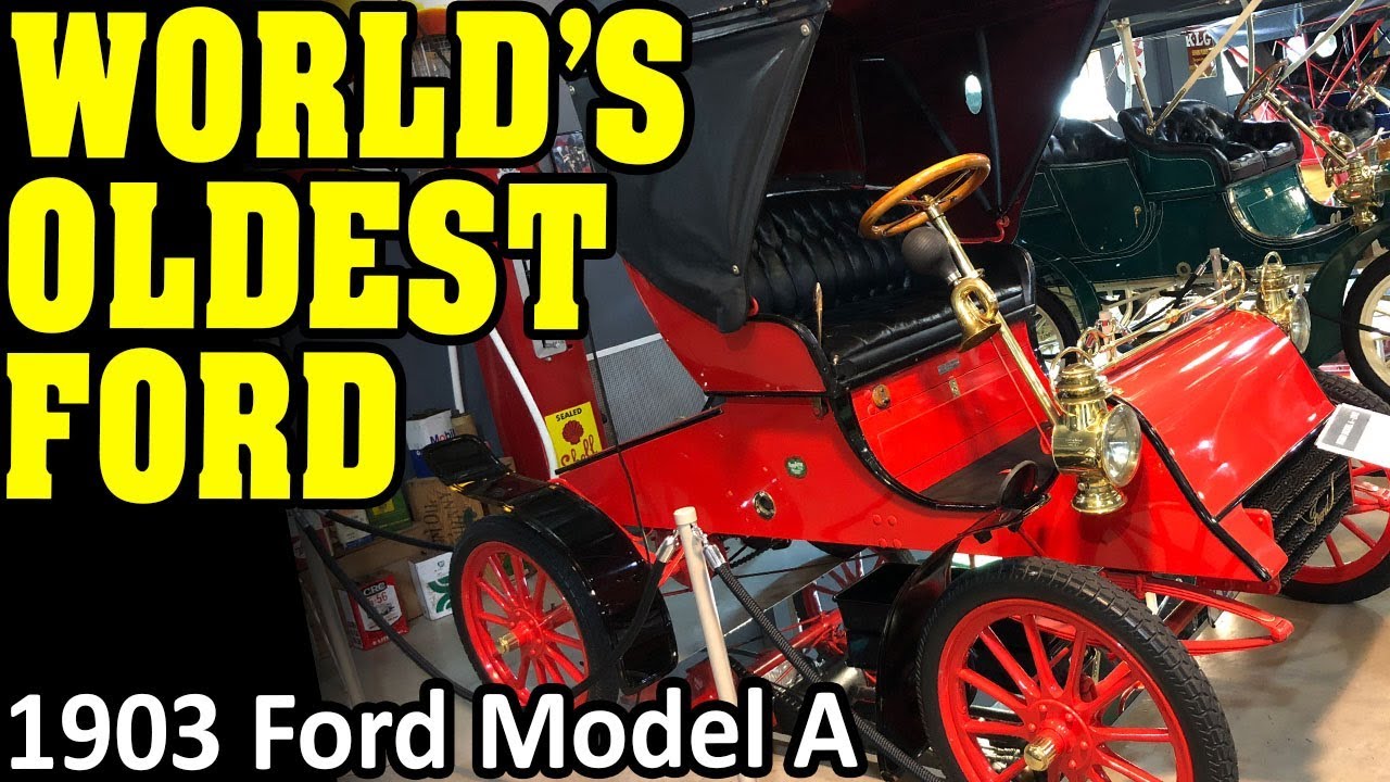 Oldest Ford in the World - 1903 Ford Model A - Wynyard Tasmania - YouTube