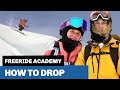 How to drop cliffs on skiis - tips and tricks