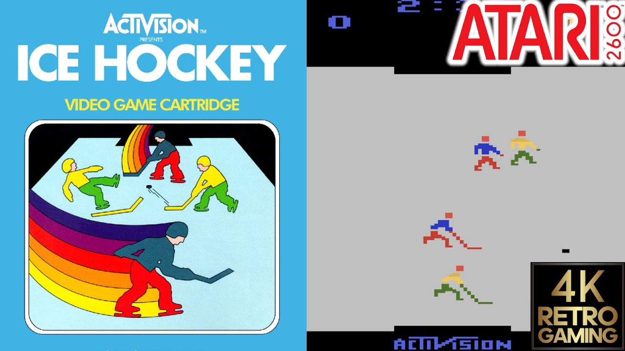 Ice Hockey: relembre o clássico jogo de hóquei do Atari 2600