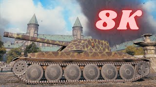 Rhm.-Borsig Waffenträger 8K Damage 10 Fragam - 1 Shot 906 Dmg. World of Tanks #WOT Tank Game