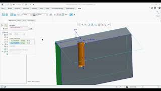 how to use hole feature in creo 3.0