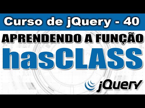 Vídeo: Como você verifica se um elemento tem uma classe específica em jQuery?