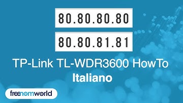Freenom World TP-Link TL-WDR3600 HowTo (Italiano)