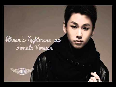 2YOON - Nightmare Ilhoon's rap [Female Version]