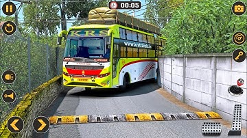 Indian Bus Driver Simulator 2024 - Mobile First Bus Transporter Driving - Android GamePlay