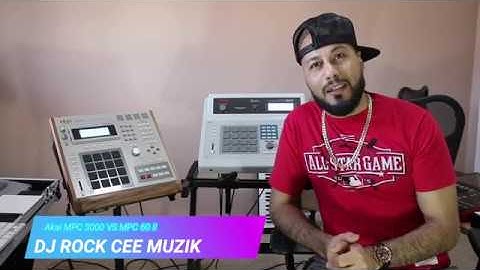 Akai mpc 3000 vs. Akai mpc 60 mk2 (mpc60) comparison BY dj rock cee muzik