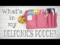 What's In My Delfonics Pouch? || Pink Delfonics Utility Pouch For Creative Journaling