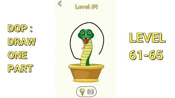 DOP: Draw One Part level 61 62 63 64 65 Walkthrough Solutions