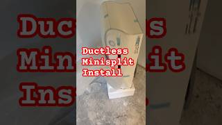 DIY Split System Install in 60 Seconds! #shorts #diy #hvac