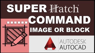 How to use SuperHatch Command in Autocad
