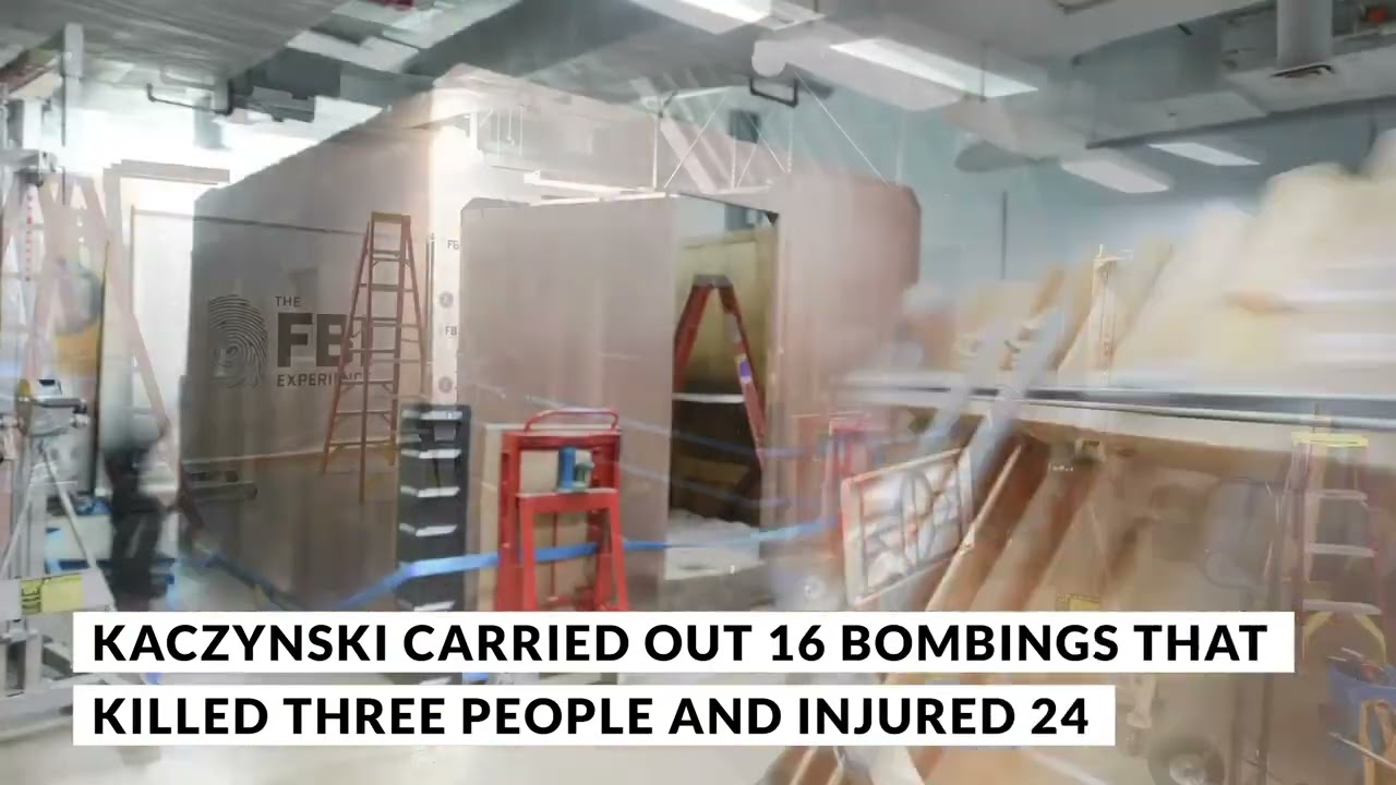 Unabomber’s Cabin Reconstruction at FBI Headquarters