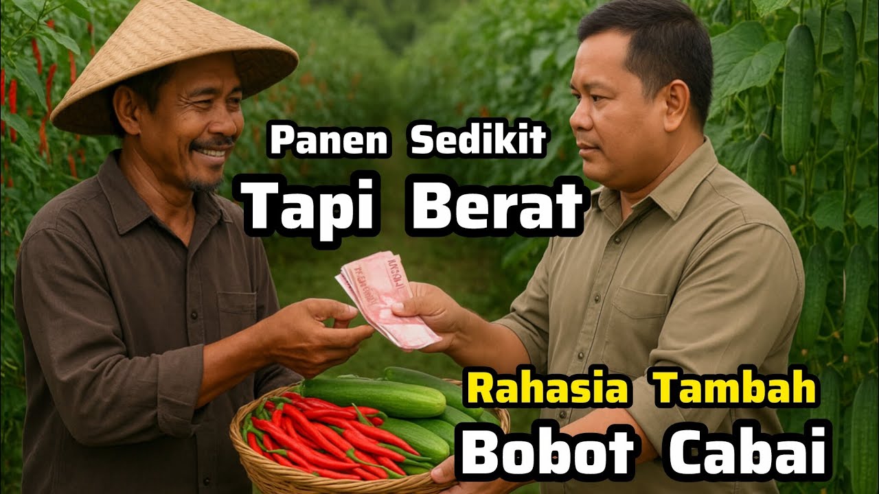 🔥 Cara Agar Cabai Dan Timun Berbuah Jumbo + Berat‼️Buat Bibit Cabai Unggul Sendiri Teknik Polinasi✔️