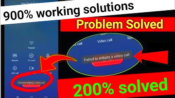 Failed To Initiate a Video Call Problem Solved in 2024 | Failed To Initiate a Video Call Vivo Phones