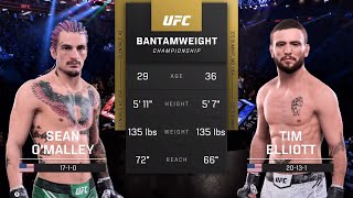 UFC 5 Gameplay Sean O'Malley vs Tim Elliott