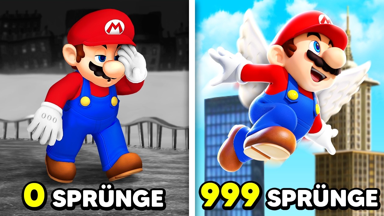 Mario Odyssey aber JEDER Sprung macht ihn MÄCHTIGER!