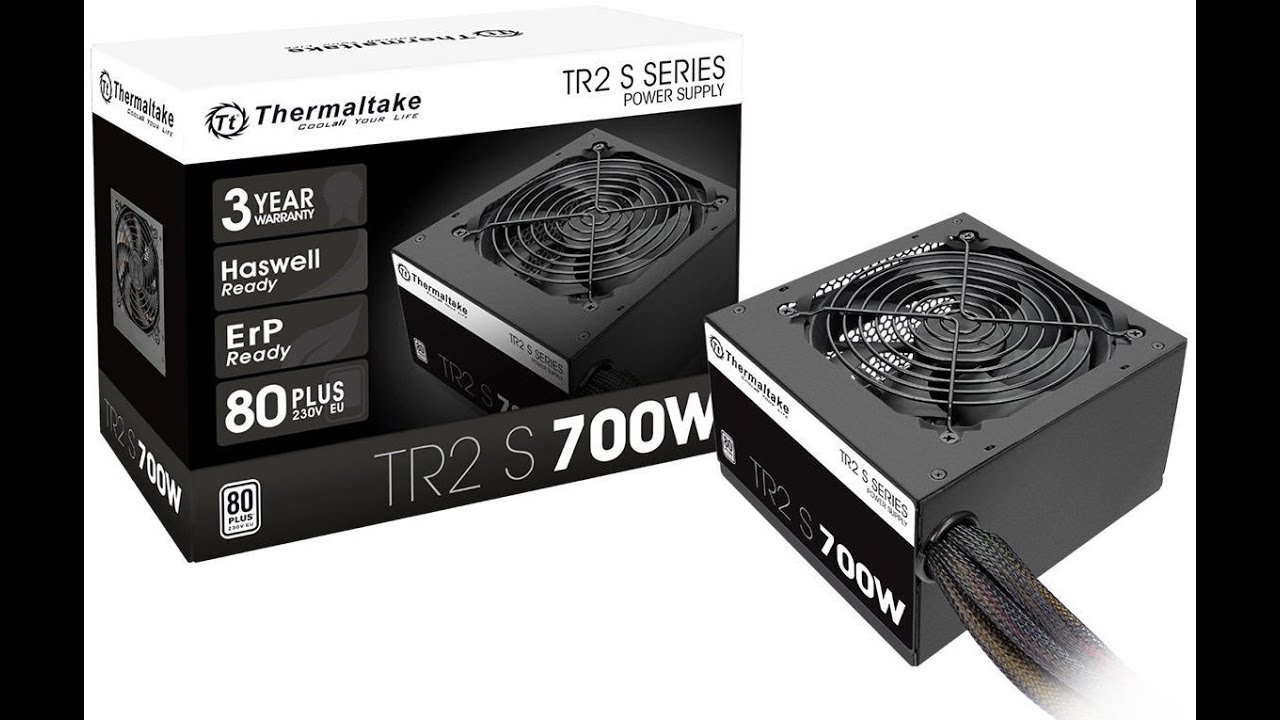 Распаковка и обзор блока питания Thermaltake TR2 S 700W (2160р 4К ...