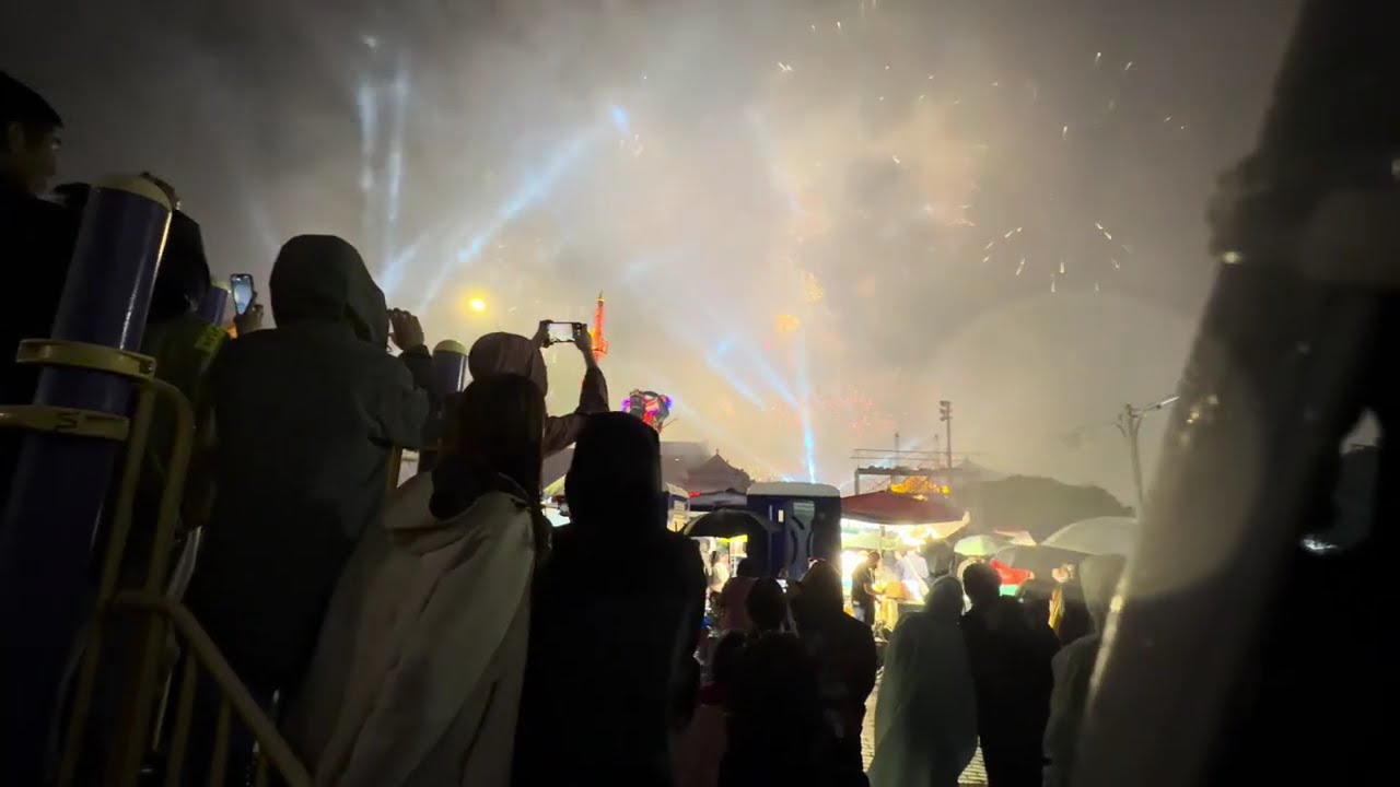 2026。2/28台南安南鹿耳門聖母廟花火迎春晚上煙火大典煙火