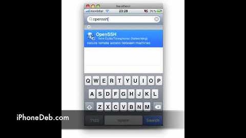 Como conectar via SSH con iPhone iPod Touch