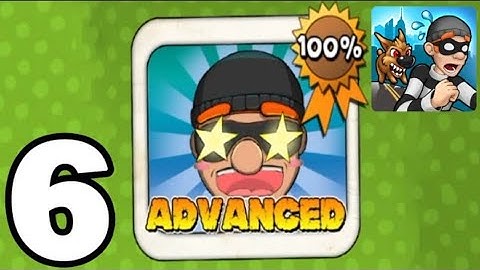 Robbery Bob: CHAPTER 4 - ADVANCED Level 6, 100% iOS/Android Walkthrough