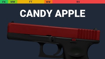 Glock-18 Candy Apple - Skin Float And Wear Preview