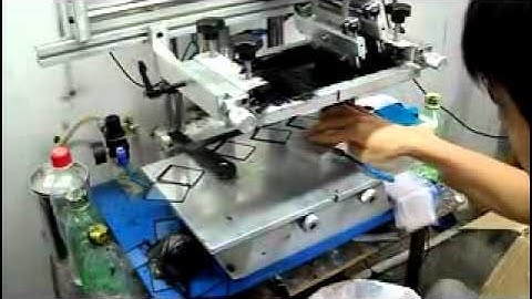 mini flat screen printing machine with T solt worktable HC 2030T