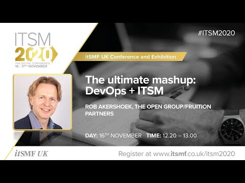 Merging DevOps And ITSM - The Ultimate Mashup (ITSM2020 Conference)