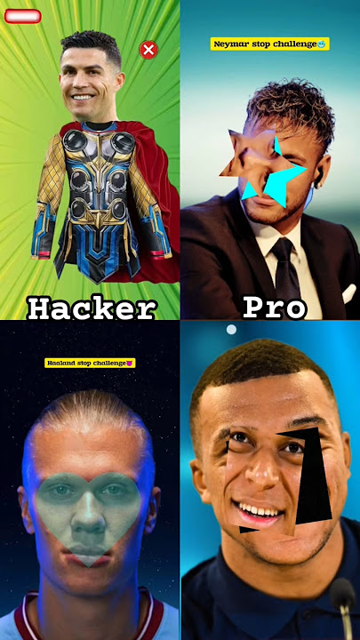 stop challenge for you 😤 only 000.6 can stop | Ronaldo | Neymar Jr | Haaland | Messi #ronaldo #messi