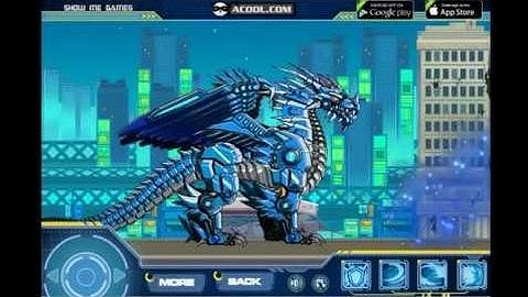 Robot Ice Dragon Exercise - Game Show - Game Play - 2015 - HD