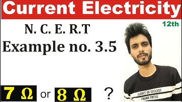 🔴 Physics N.C.E.R.T example 3.5 class 12th | 12TH chapter 3 examples solution