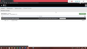 Viewing Course Offering Faculty _ UOWCHK FAH Add-Drop Tutorial