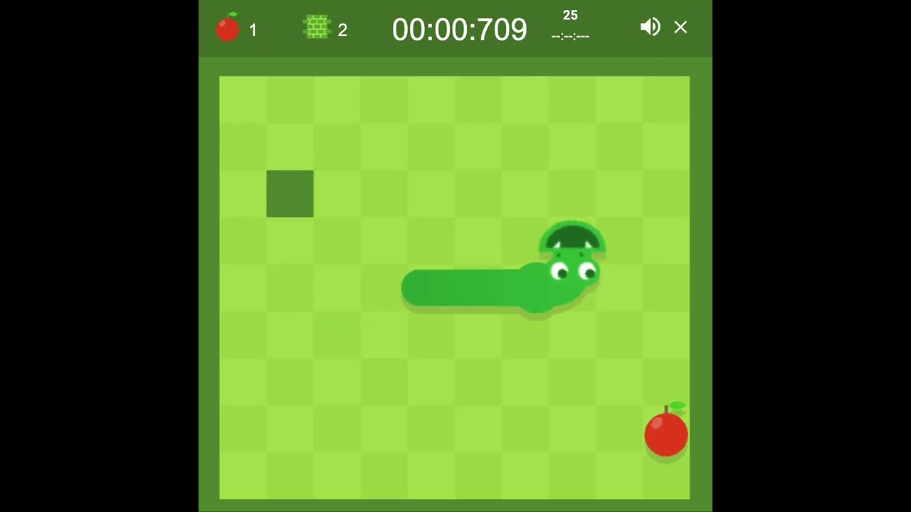 Beating snake game double snake mode! 