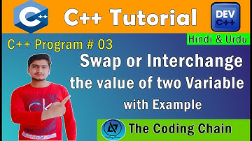 C++ program # 3 to Swap variables using 3rd Variable | C++ programming tutorials for beginners
