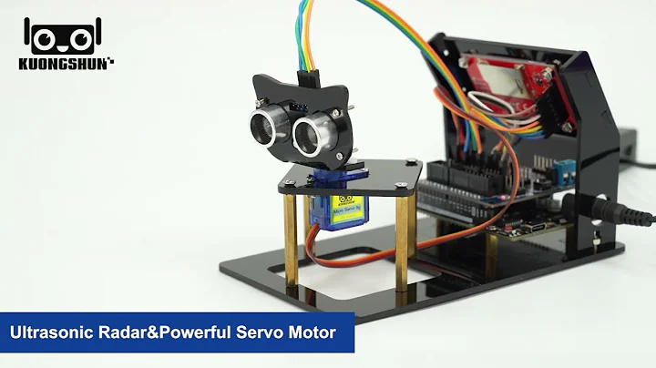 KUONGSHUN AE320 Simulation Ultrasonic Radar Sensor Module for Arduino DIY Kit
